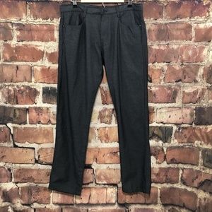 Calvin Klein Slim Fit Black Tonal 4 Pocket Pants